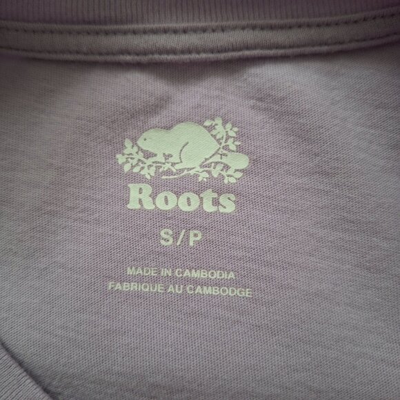 Roots Lilac Long Sleeve Tee 100% Cotton - Picture 4 of 6